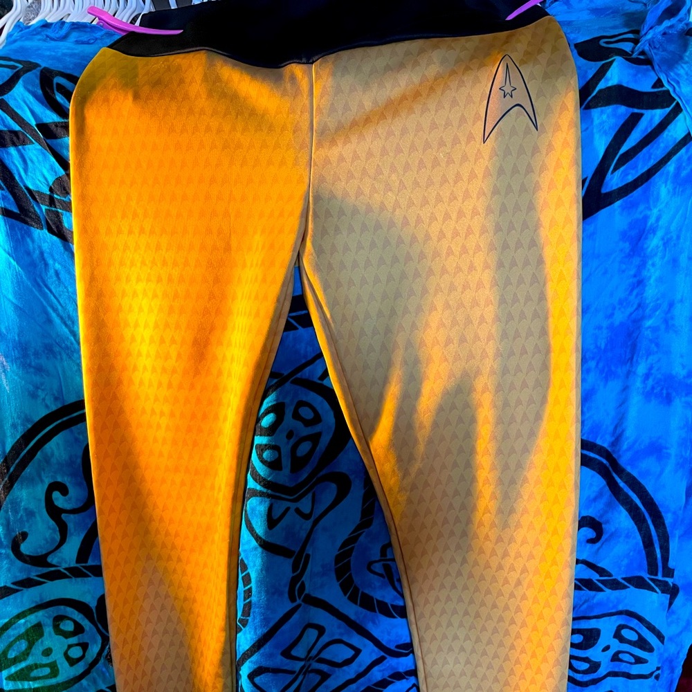 Kirk/Star Trek cosplay tights/leggings